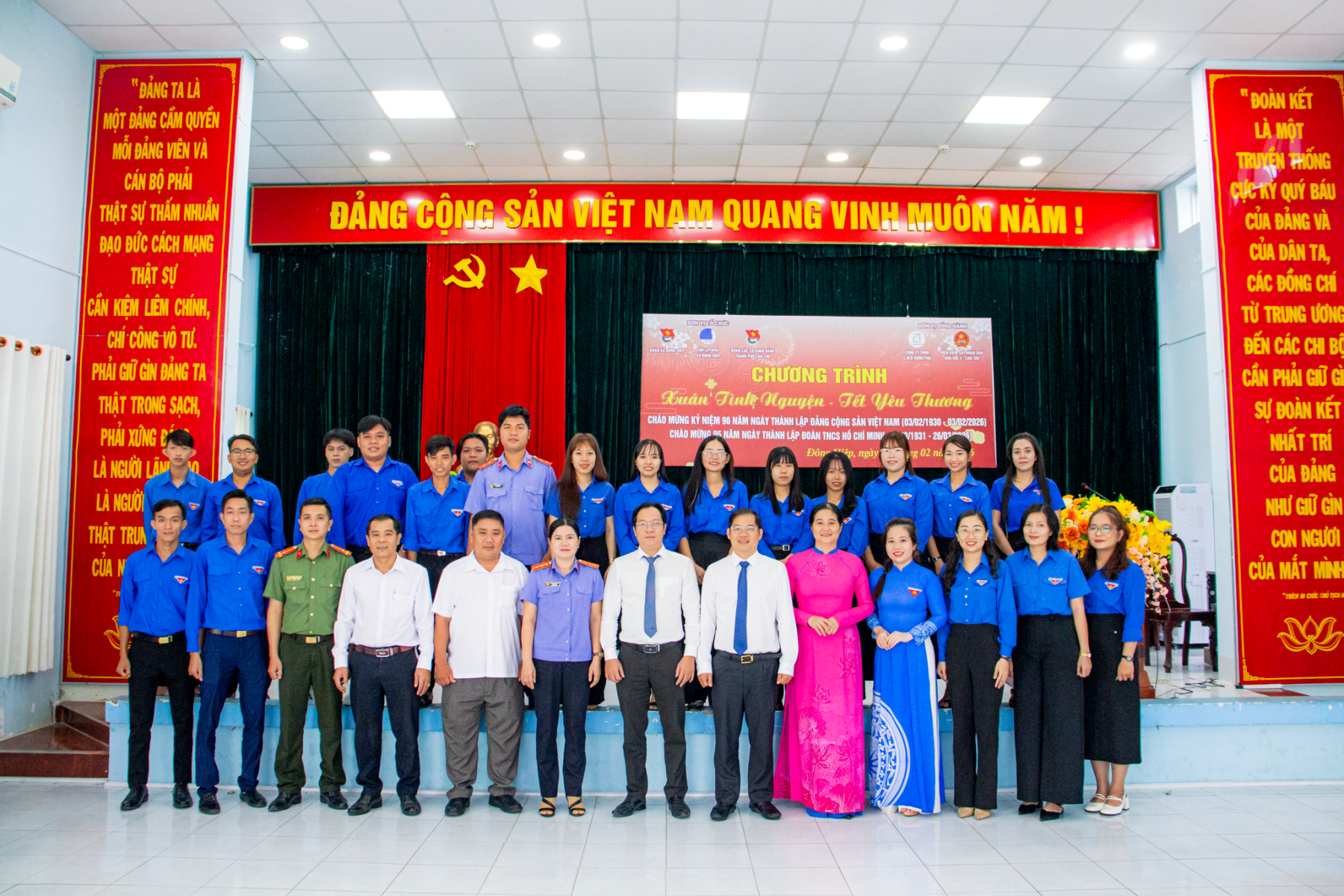 VKSND Khu vực 4 - Cần Thơ đồng hành Chương trình “Xuân tình nguyện - Tết yêu thương” tại xã Đông Hiệp