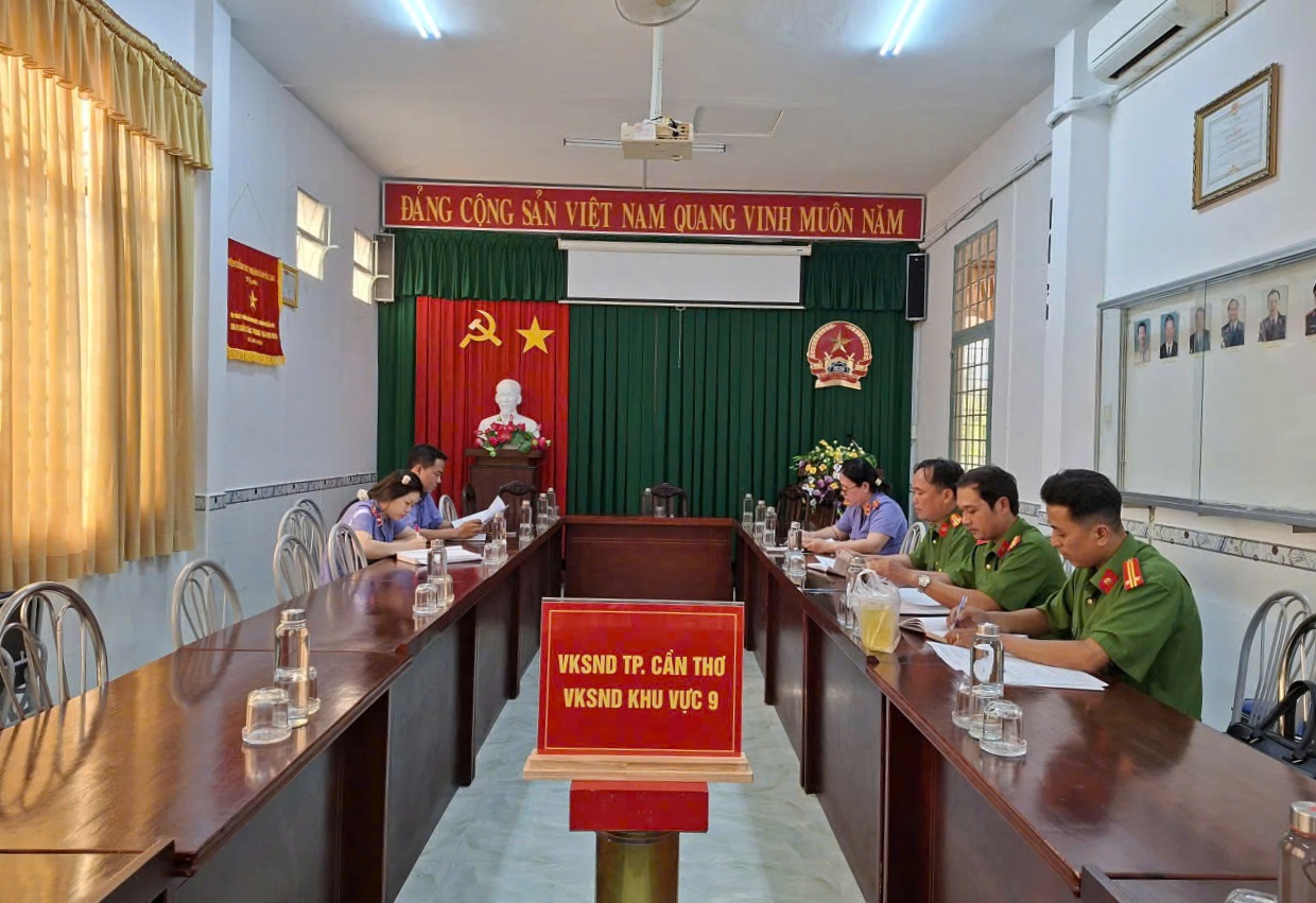 VKSND Khu vực 9 - Cần Thơ tổ chức họp liên ngành giải quyết tin báo về tội phạm và các vụ án hình sự