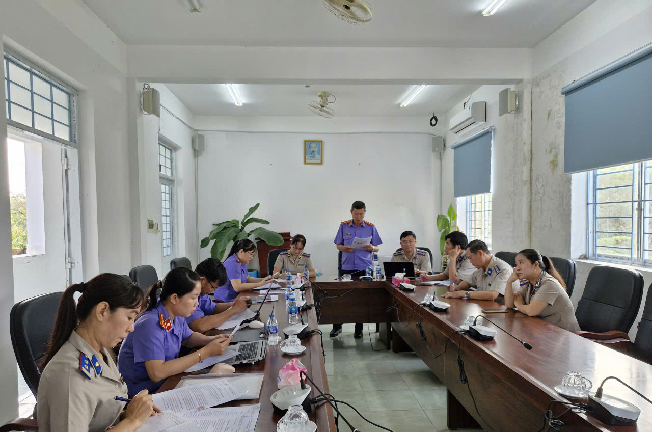 VKSND Khu vực 14 - Cần Thơ trực tiếp kiểm sát việc kê biên, thẩm định giá, bán đấu giá tài sản tại Phòng thi hành án dân sự khu vực