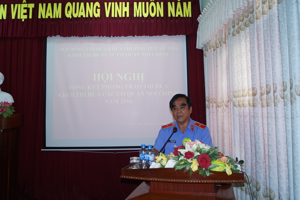 Cần Thơ&#x3A; Khối thi đua Nội chính tổng kết phong trào thi đua năm 2016