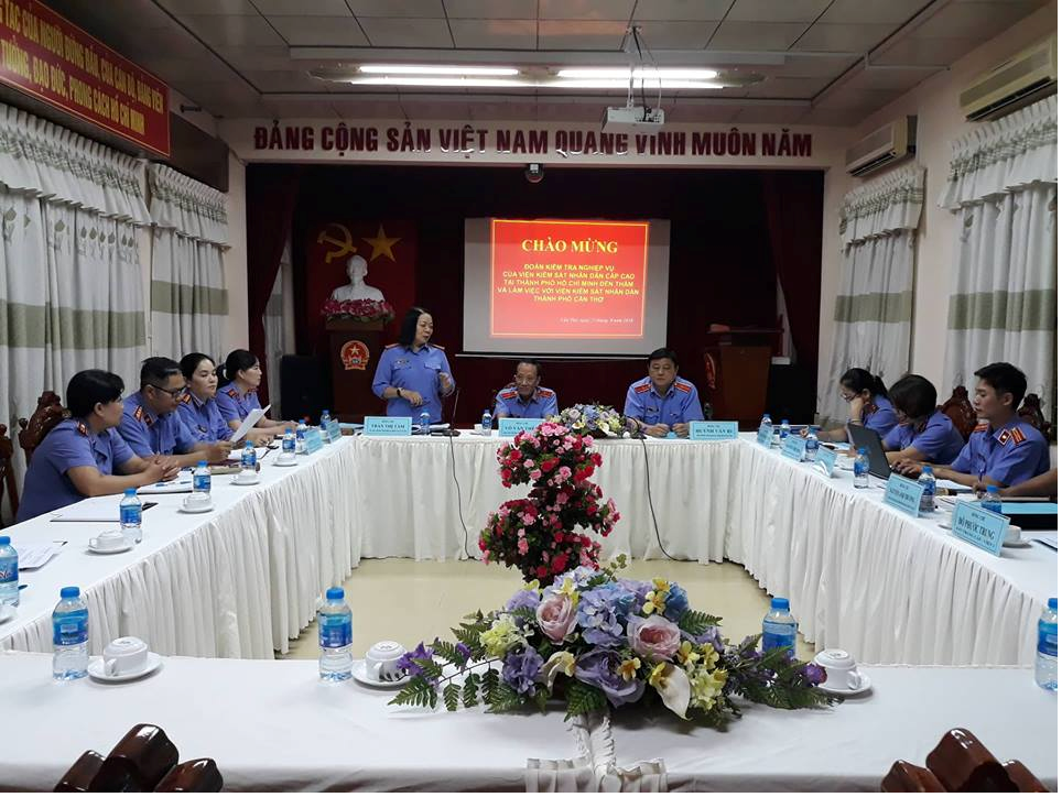 Viện Cấp cao 3 thăm và làm việc tại Viện kiểm sát nhân dân thành phố Cần Thơ