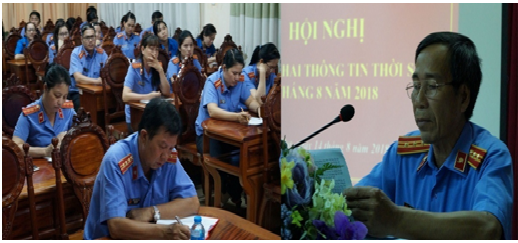 Đảng ủy Viện kiểm sát nhân dân thành phố Cần Thơ triển khai thông tin thời sự