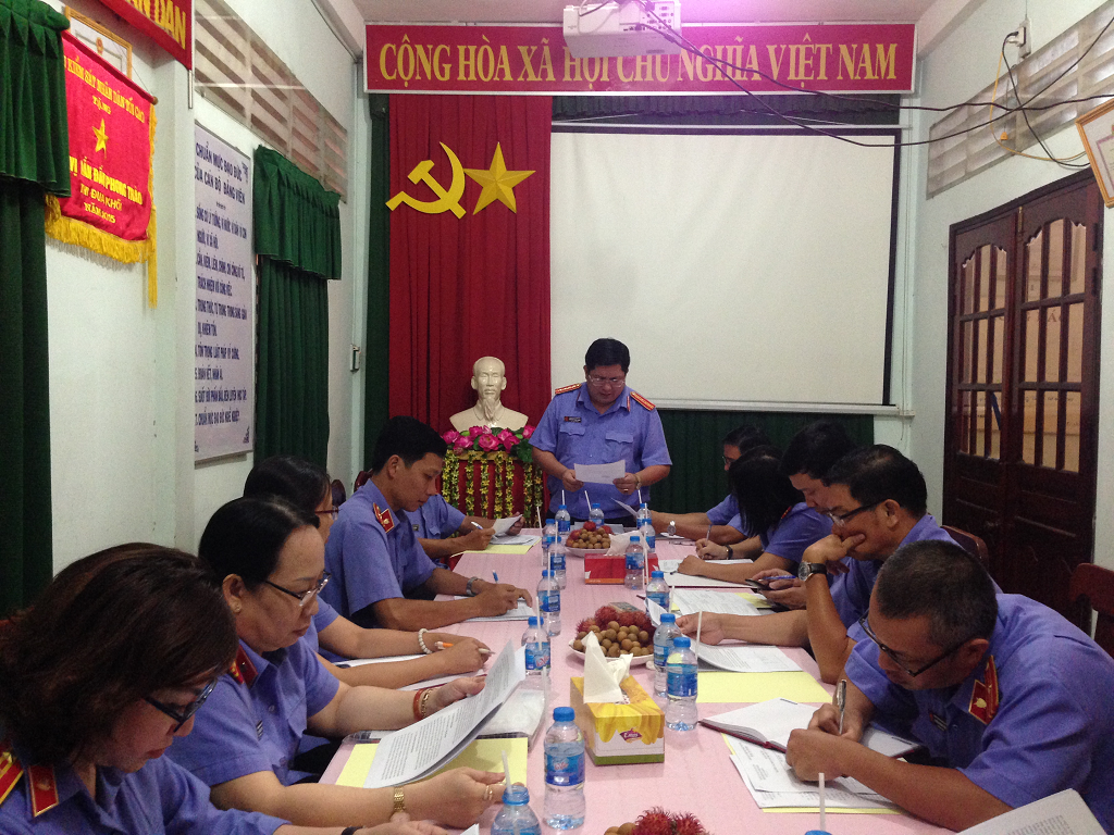 Viện kiểm sát nhân dân quận Cái Răng tổ chức tiếp Đoàn kiểm tra