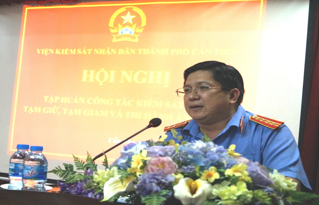 Hội nghị tập huấn công tác kiểm sát việc tạm giữ, tạm giam và thi hành án hình sự