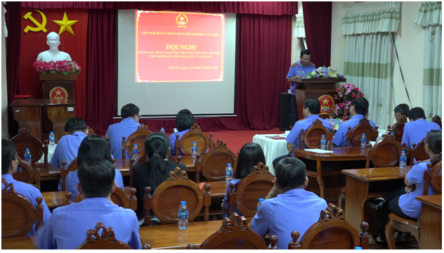 Thống nhất cao với kết quả phân loại, đánh giá Ban Lãnh đạo Viện kiểm sát nhân dân thành phố Cần Thơ năm 2018