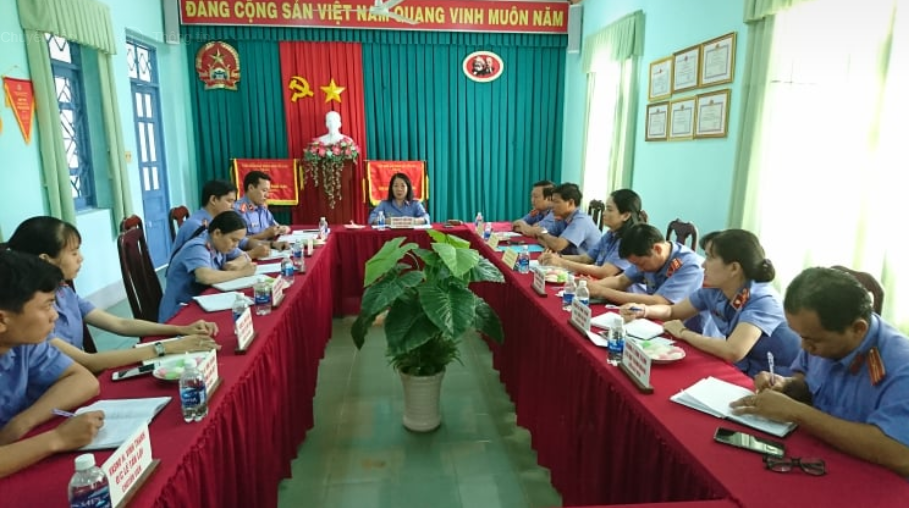 Huyện Vĩnh Thạnh: Tổ chức Hội nghị sơ kết công tác kiểm sát 06 tháng đầu năm 2019