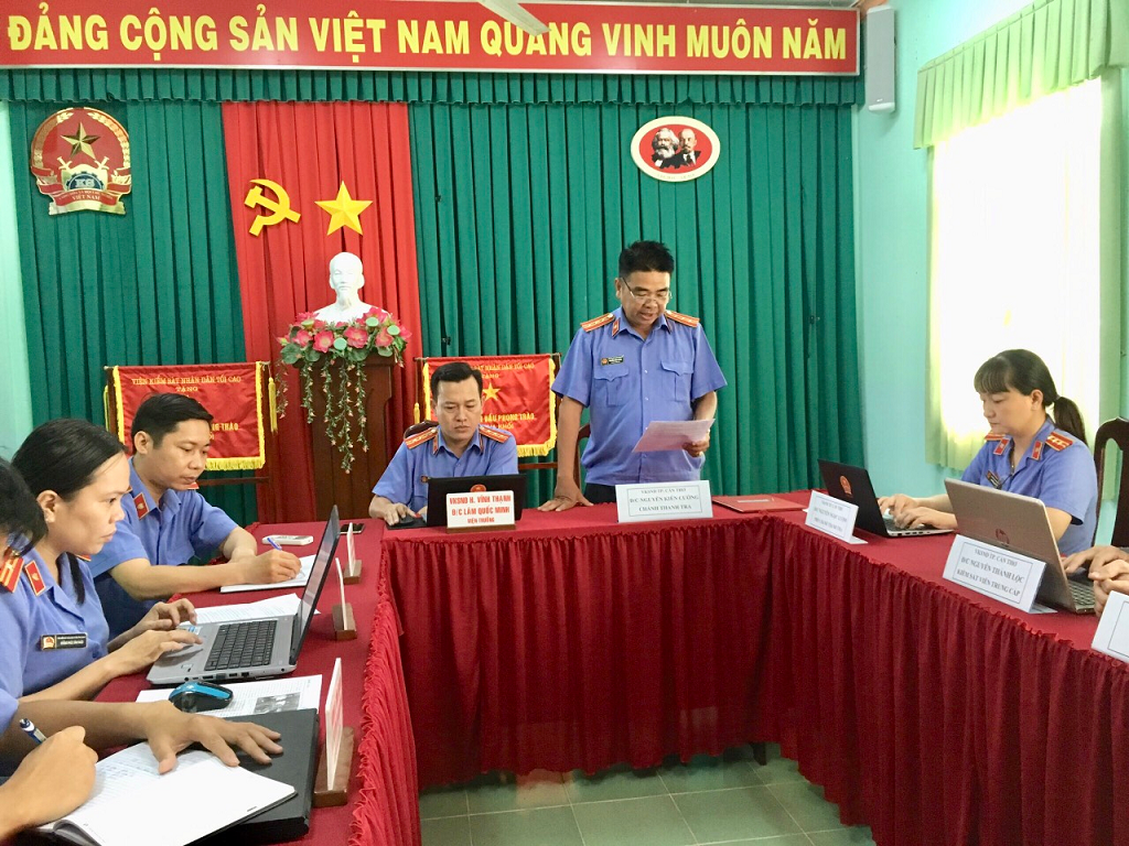 Thanh tra Hành chính Viện kiểm sát nhân dân huyện Vĩnh Thạnh