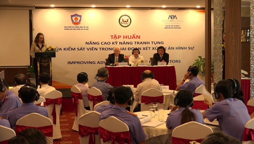 Khai mạc lớp tập huấn kỹ năng tranh tụng cho Kiểm sát viên trong giai đoạn xét xử vụ án hình sự