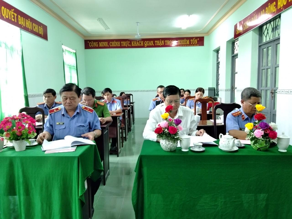 Viện kiểm sát nhân dân huyện Thới Lai tổ chức Hội nghị triển khai kế hoạch công tác kiểm sát năm 2020