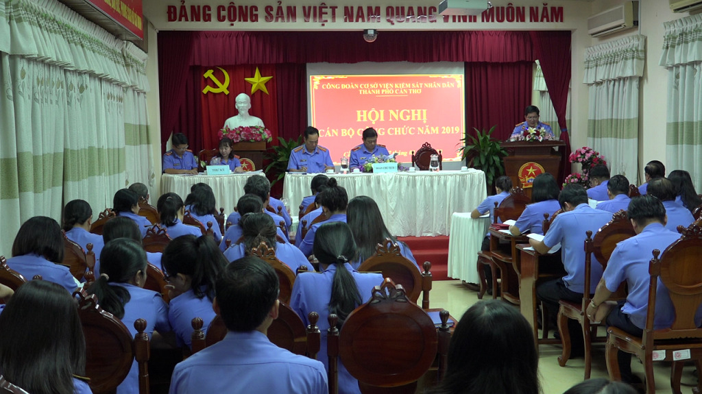 Viện kiểm sát thành phố Cần Thơ tổ chức Hội nghị cán bộ công chức năm 2020