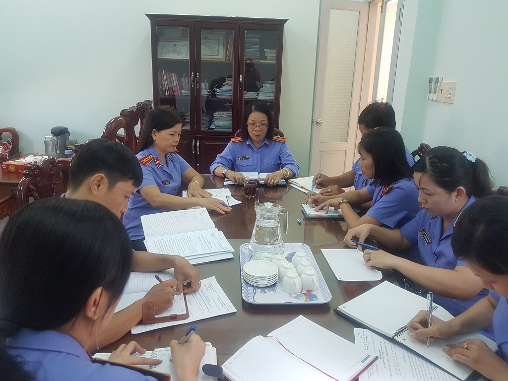 Tăng cường công tác phối hợp trong trực tiếp kiểm sát giữa 02 cấp Kiểm sát thành phố