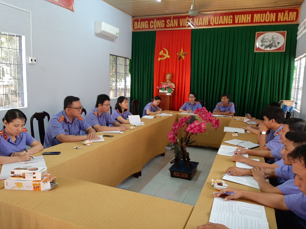 Viện kiểm sát nhân dân quận Thốt Nốt tổ chức hội nghị cán bộ, công chức 2020