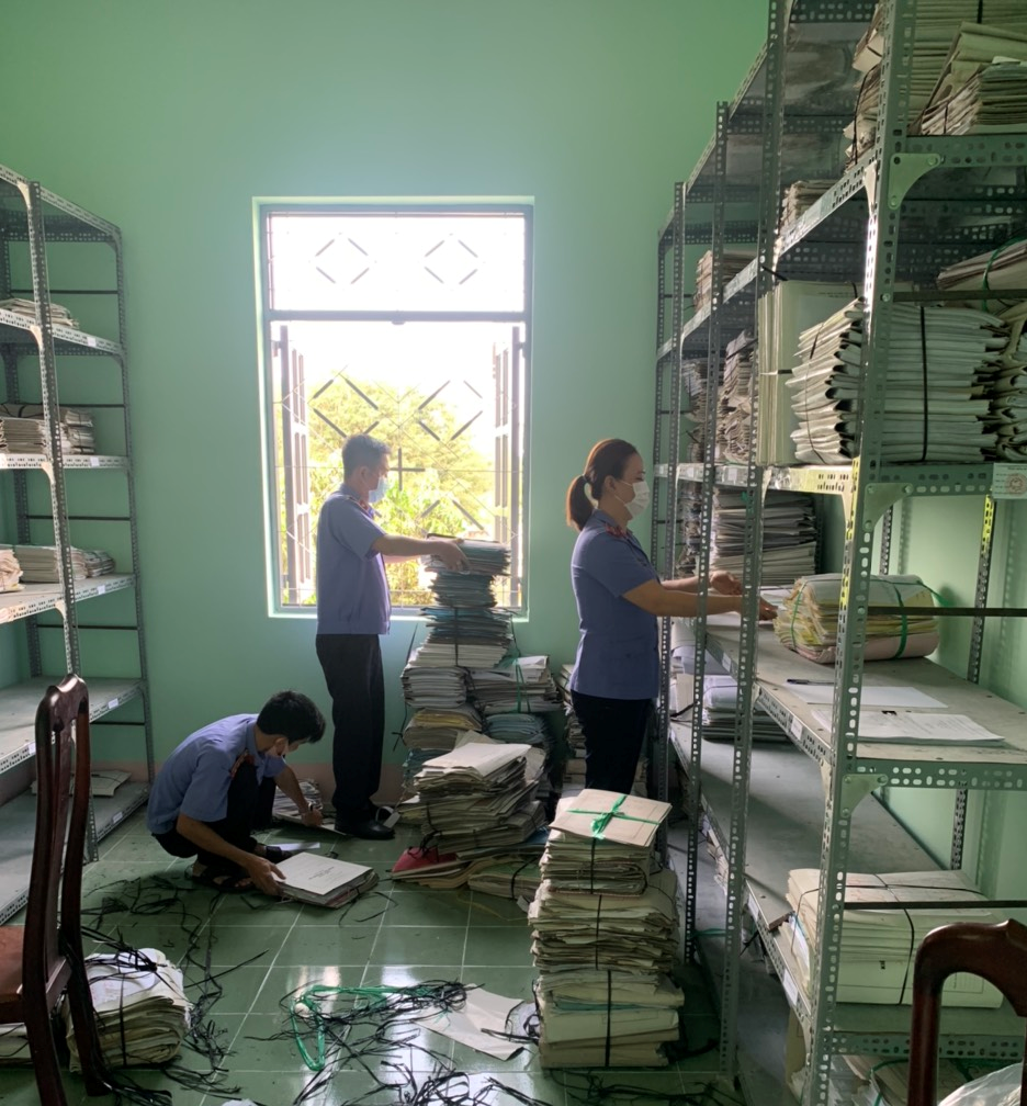 Viện KSND huyện Thới Lai thực hiện nghiêm công tác văn thư, lưu trữ