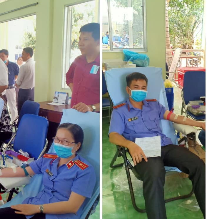 Công đoàn cơ sở Viện KSND huyện Vĩnh Thạnh tham gia hiến máu tình nguyện giữa mùa dịch bệnh Covid-19