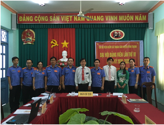 Đại hội Chi bộ Viện kiểm sát nhân dân huyện Vĩnh Thạnh lần thứ IV, nhiệm kỳ 2020- 2025