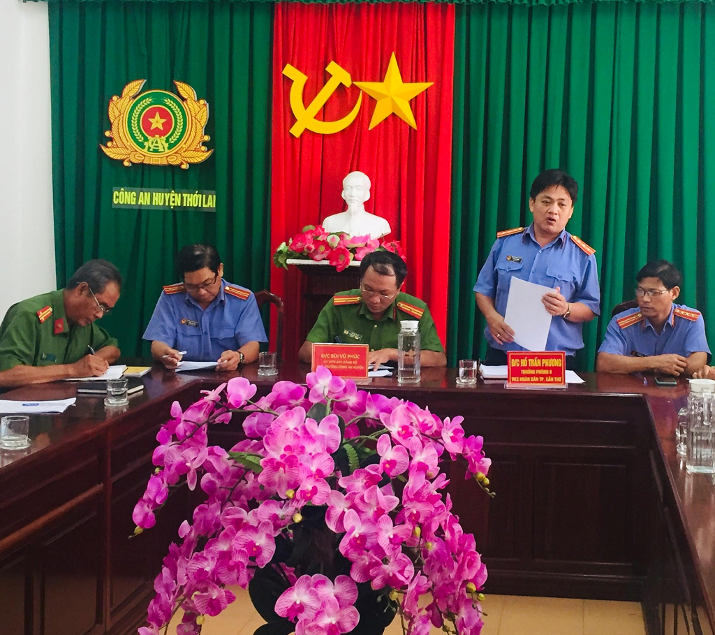 Kiểm sát trực tiếp Nhà tạm giữ Công an huyện Thới Lai năm 2020