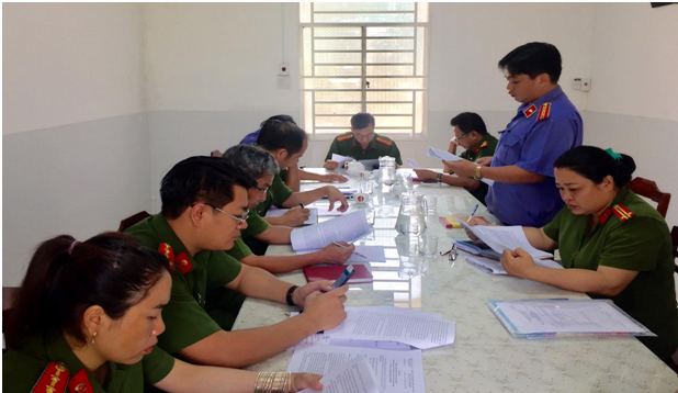 Công bố dự thảo kết luận trực tiếp kiểm sát Trại tạm giam Công an thành phố Cần Thơ 06 tháng đầu năm 2020