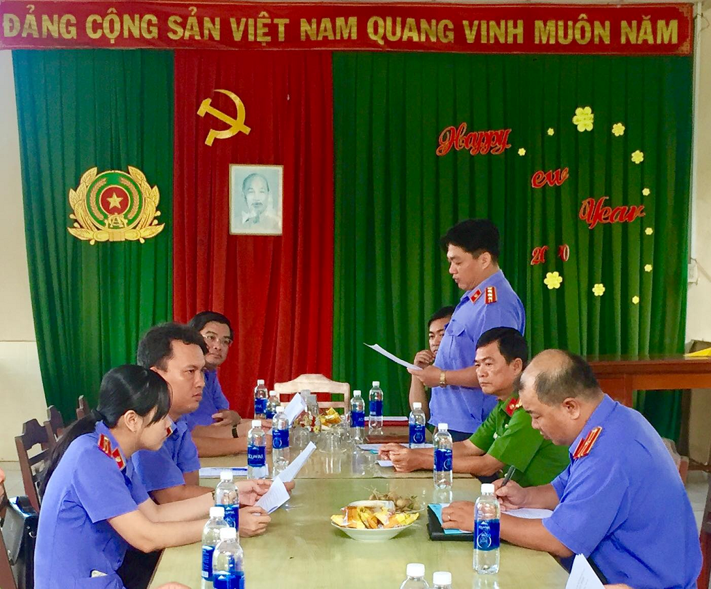 Trực tiếp kiểm sát Nhà tạm giữ Công an huyện Phong Điền năm 2020