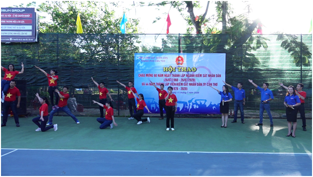 Sôi nổi không khí Hội thao chào mừng Kỷ niệm 60 năm thành lập ngành Kiểm sát nhân dân