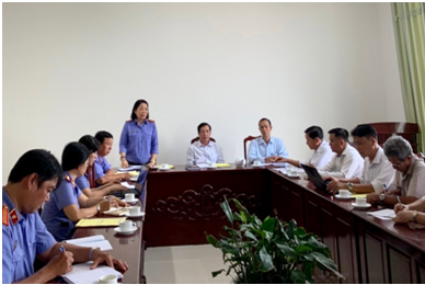 Công bố dự thảo Kết luận trực tiếp kiểm sát công tác thi hành án dân sự