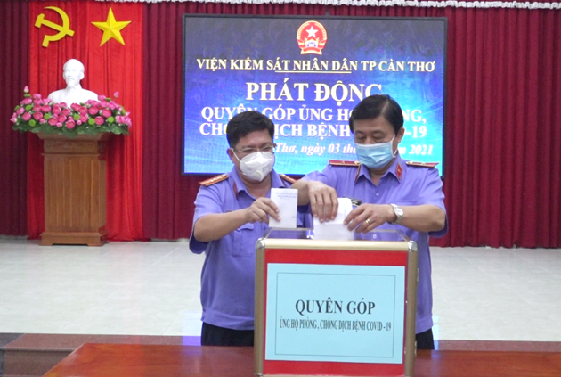 VKSND TP Cần Thơ chủ động, tích cực trong công tác phòng, chống dịch bệnh COVID-19