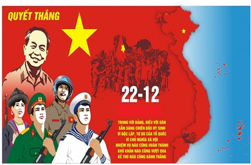 Kỷ niệm 77 năm ngày thành lập Quân đội nhân dân Việt Nam (22/12/1944 - 22/12/2021) và 32 năm ngày hội Quốc phòng toàn dân (22/12/1989 - 22/12/2021)