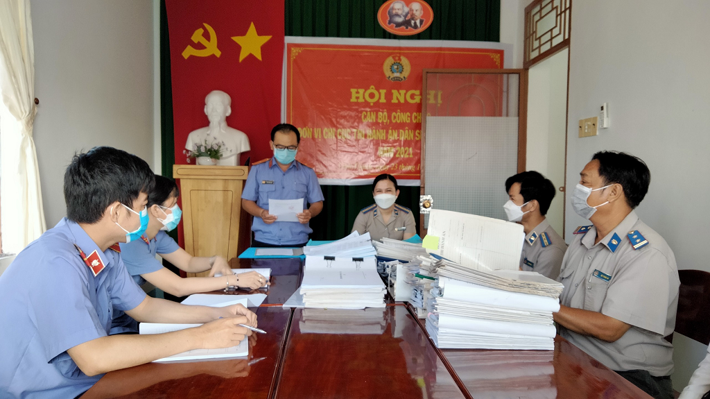 Huyện Vĩnh Thạnh:Trực tiếp kiểm sát hoạt động thi hành án dân sự